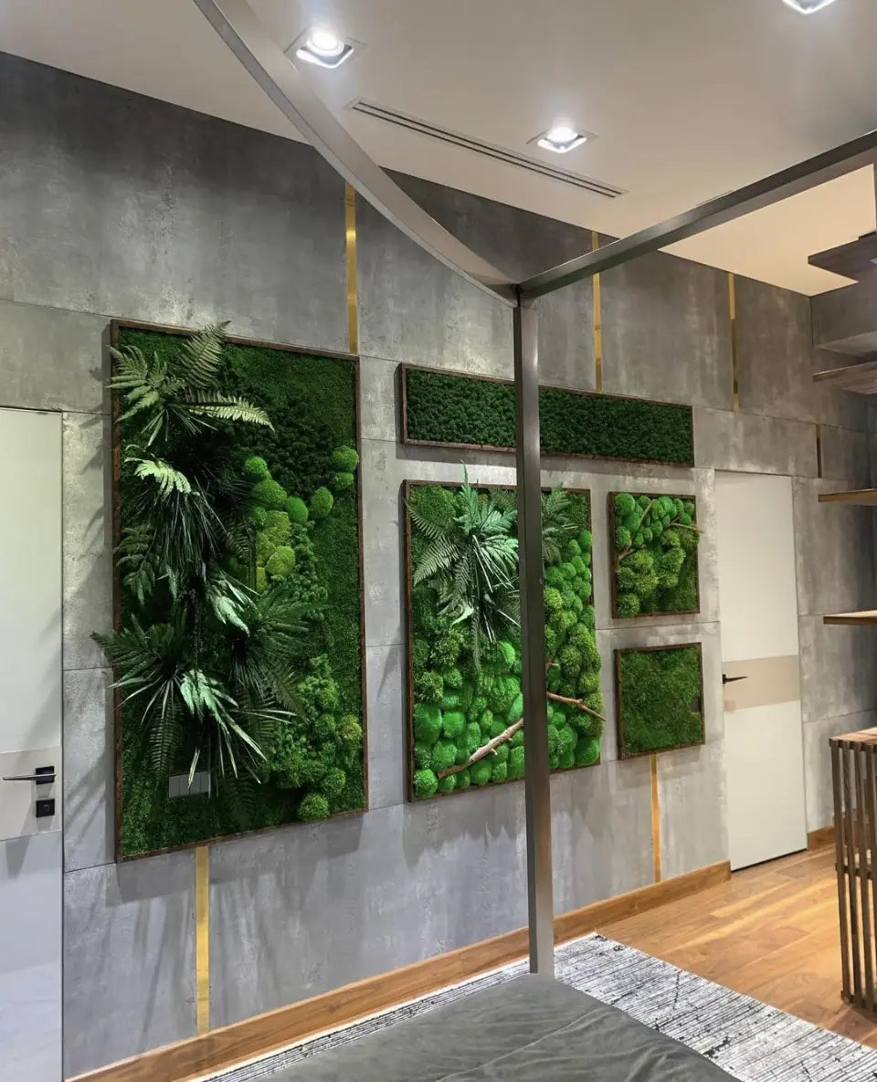 "Timeless Green" Living Wall Panel