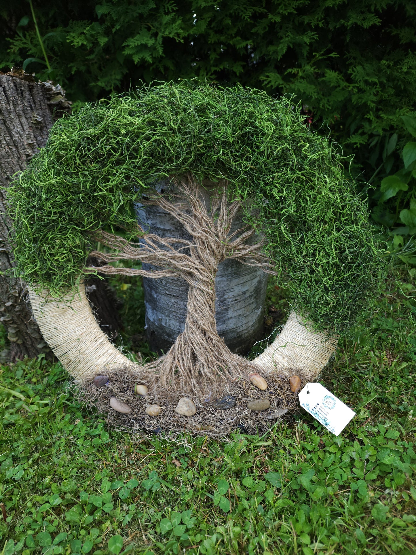 "Tree Of Life" Preserved Moss Wall Decor