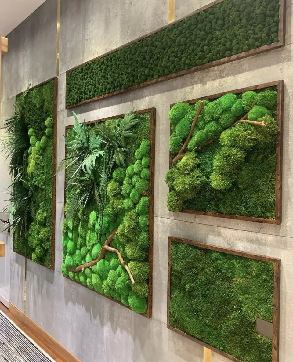 "Timeless Green" Living Wall Panel