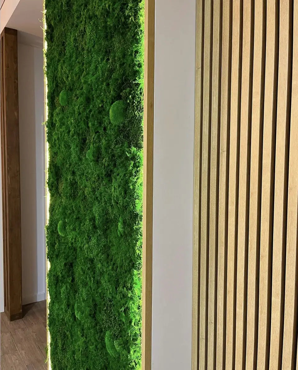 "Lushscape Panel" Preserved Moss Wall