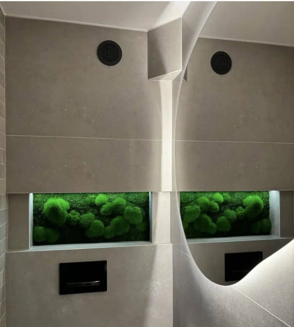 "Eco Moss Niche" Preserved Moss Wall