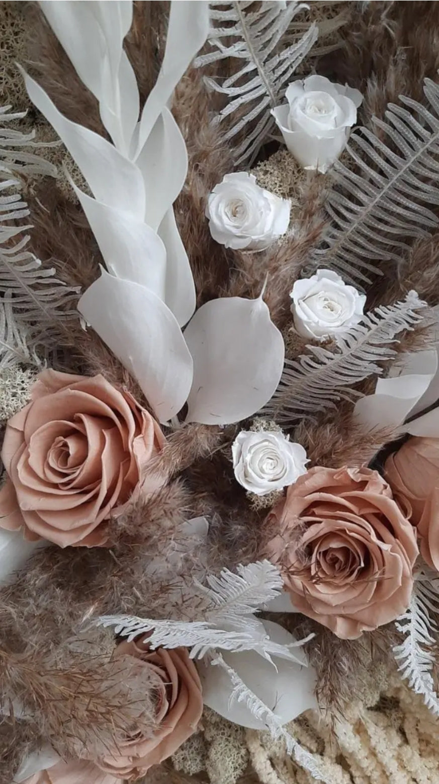 Rustic Floral Wall Art Panel