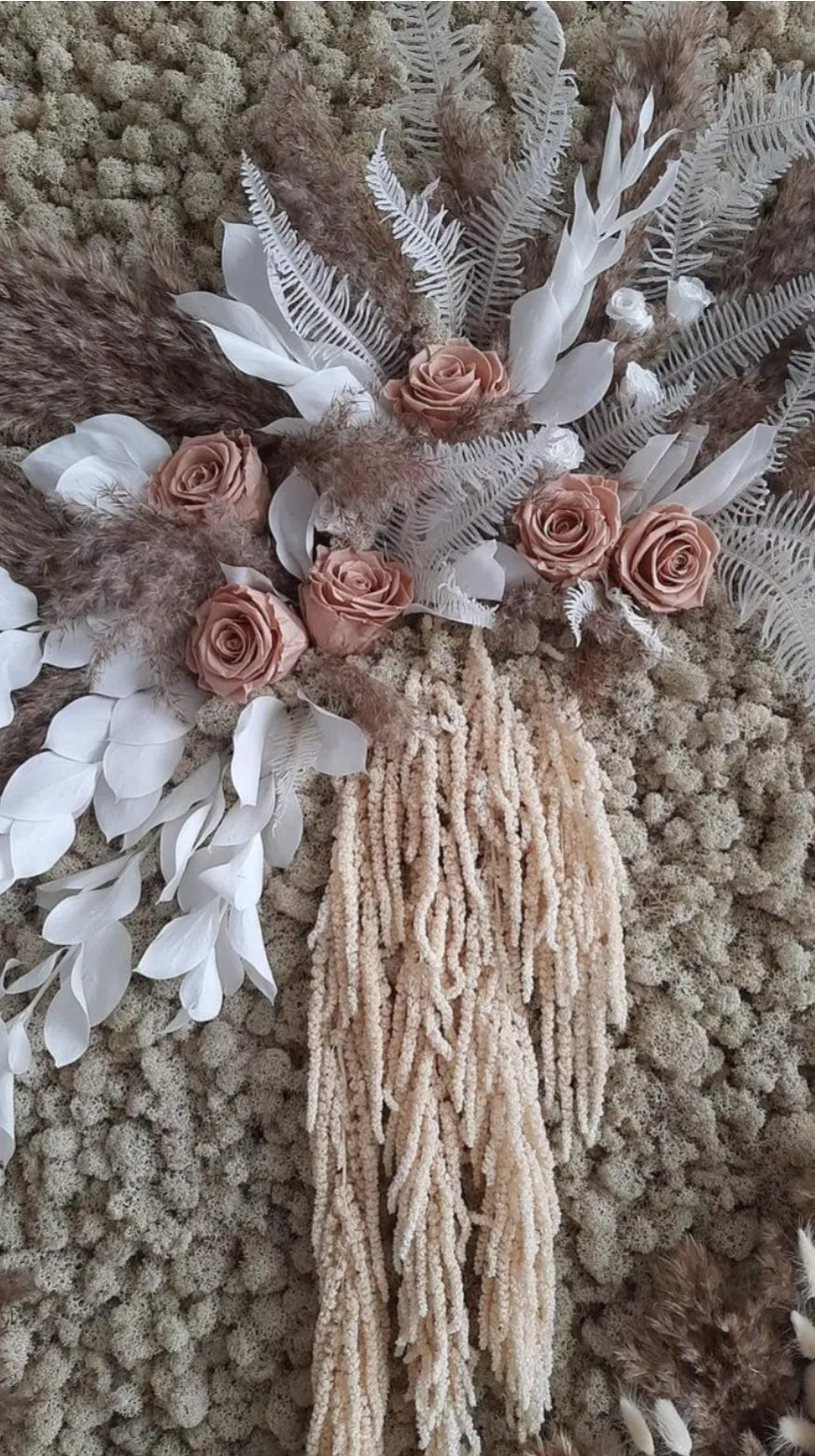 Rustic Floral Wall Art Panel