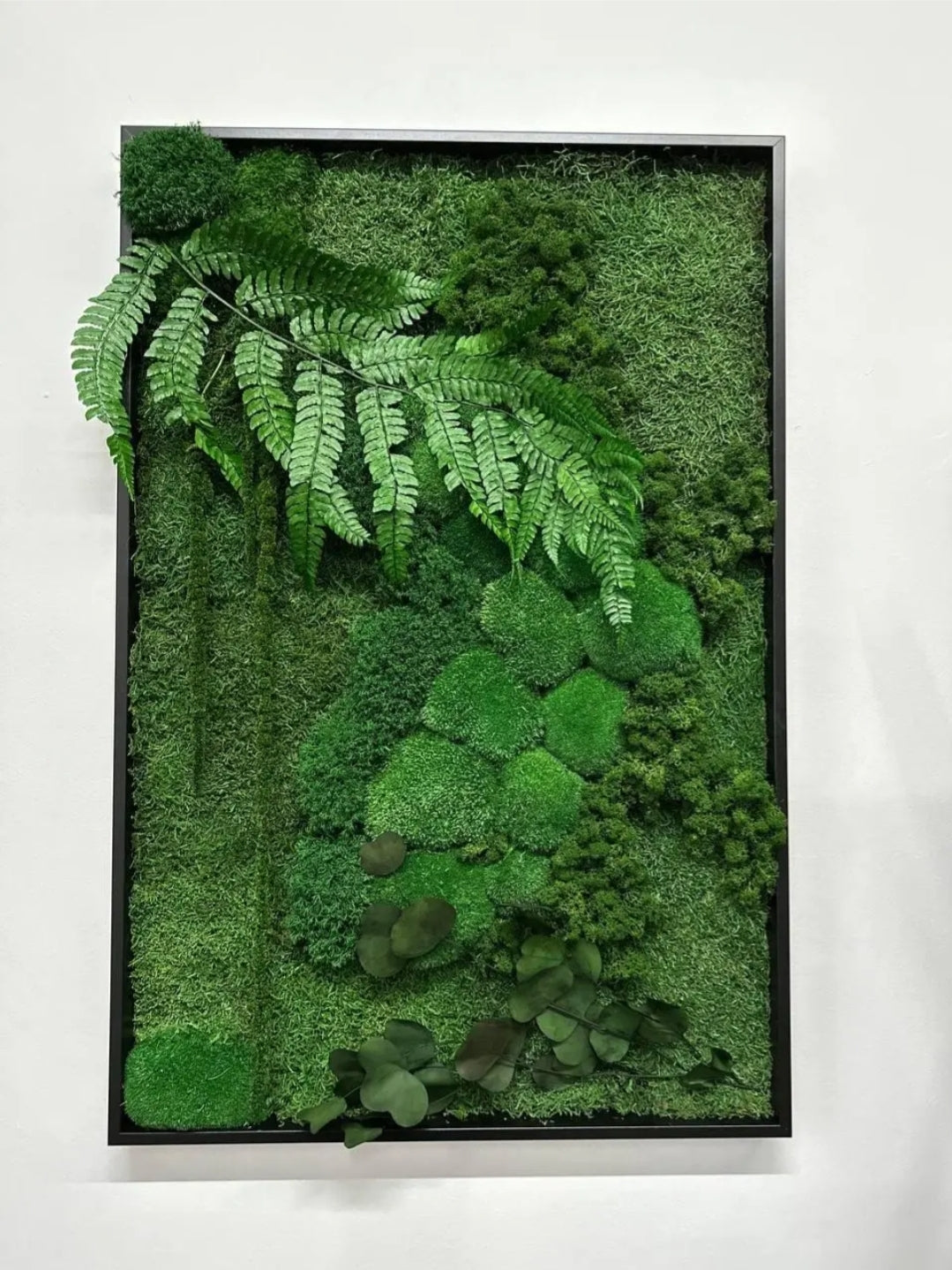 "Botanical Bliss" Preserved Moss Frame