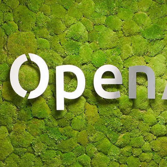 Logo-Integrated Moss Wall Design